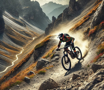 Así es un descenso en bicicleta por un volcán activo
