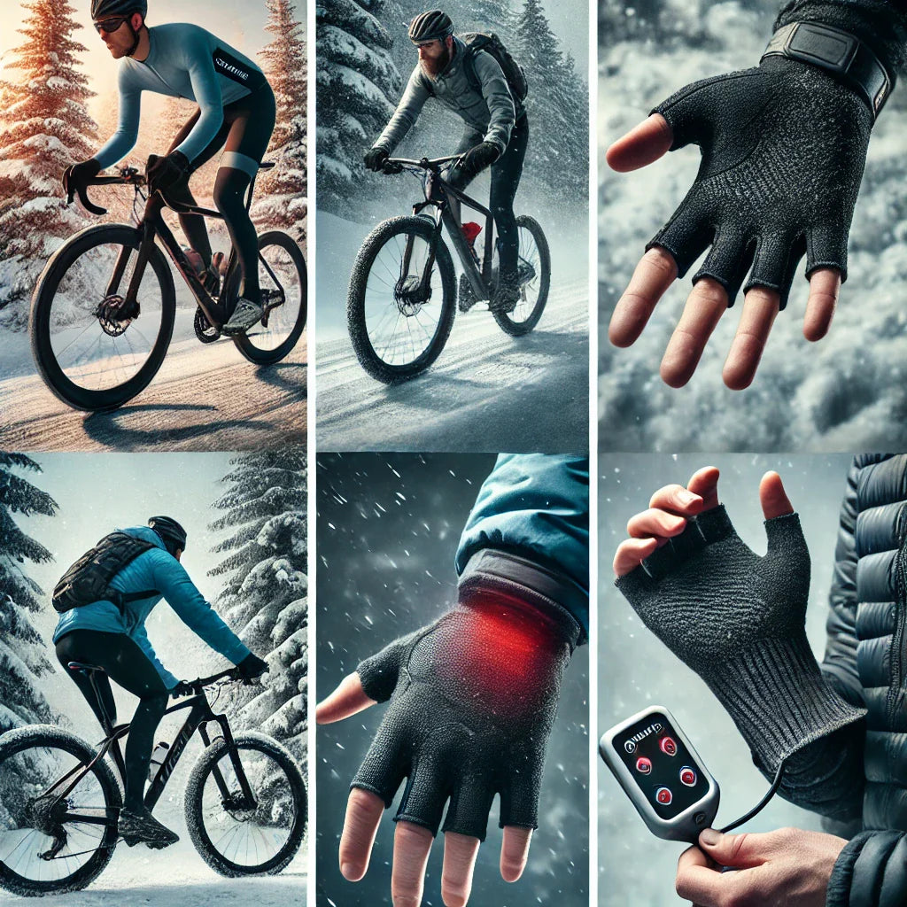 ATTONO Guanti Invernali Da Ciclismo E Sci Di Fondo - Antivento, Impermeabili E Leggeri, Taglie Da XS A XXL