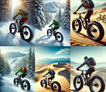 Las bicicletas fat bikes también son para el verano