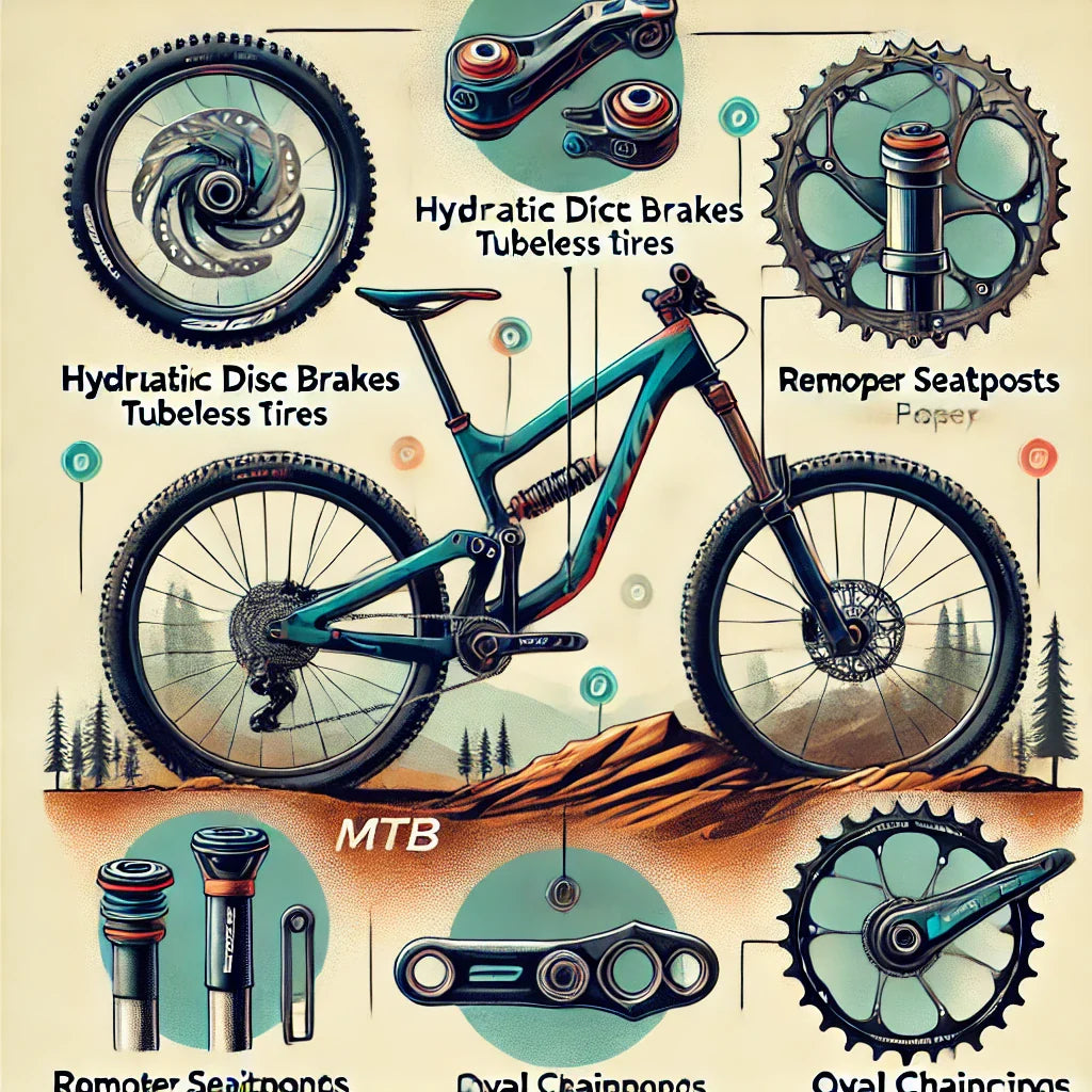 Siete innovaciones imprescindibles que han cambiado el ciclismo de montaña